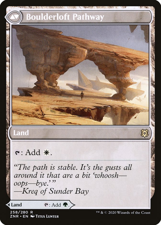 Branchloft Pathway // Boulderloft Pathway [Zendikar Rising] | Black Swamp Games