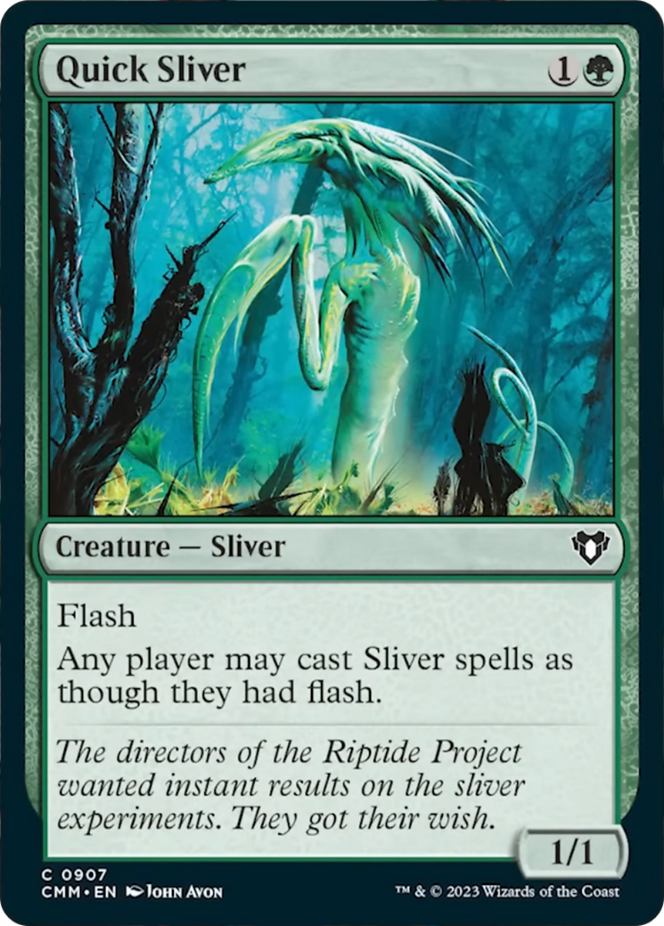 Quick Sliver [Commander Masters] | Black Swamp Games