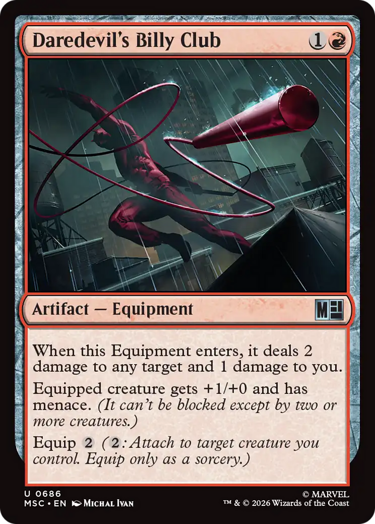Daredevil's Billy Club [Marvel Super Heroes Commander] | Black Swamp Games