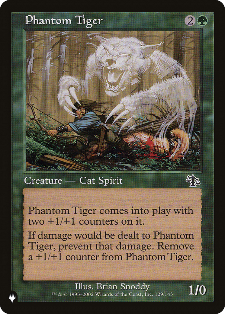 Phantom Tiger [The List Reprints] | Black Swamp Games