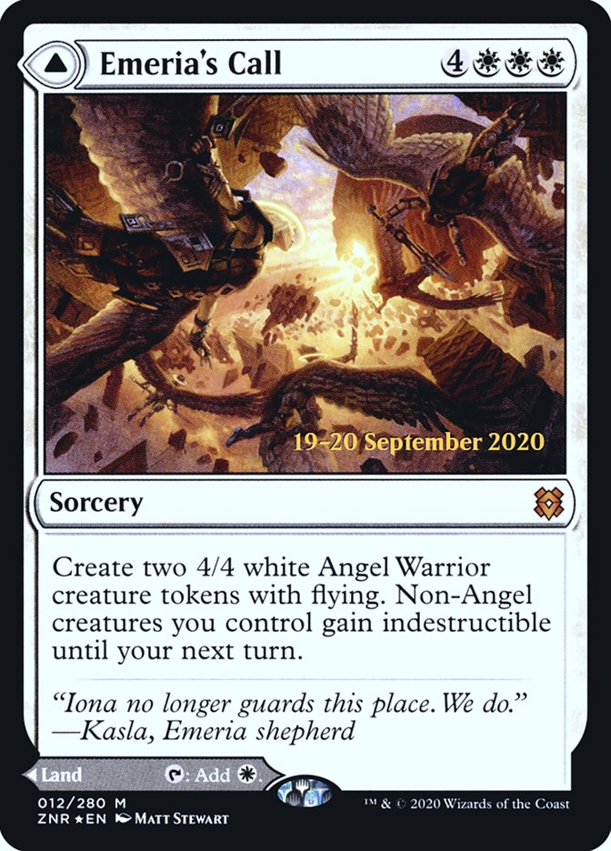 Emeria's Call // Emeria, Shattered Skyclave [Zendikar Rising Prerelease Promos] | Black Swamp Games