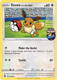 Eevee on the Ball (002/005) [Miscellaneous Cards] | Black Swamp Games