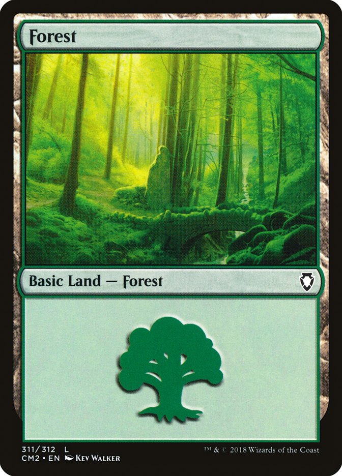 Forest (311) [Commander Anthology Volume II] | Black Swamp Games