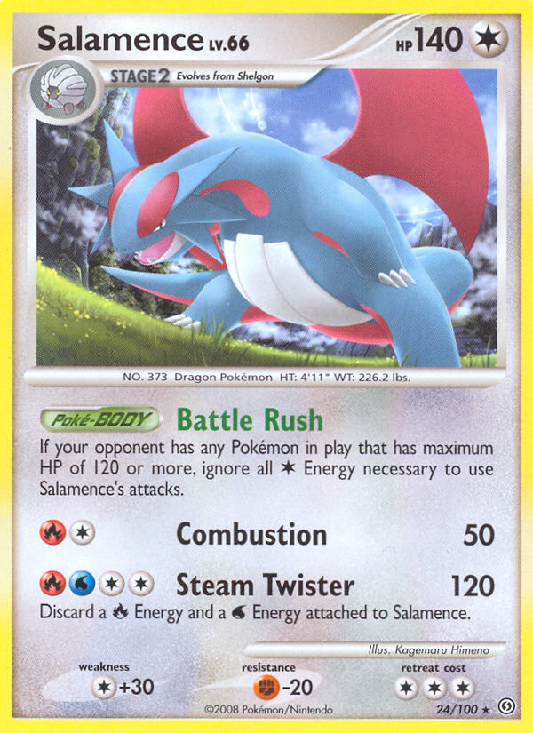 Salamence (24/100) [Diamond & Pearl: Stormfront] | Black Swamp Games