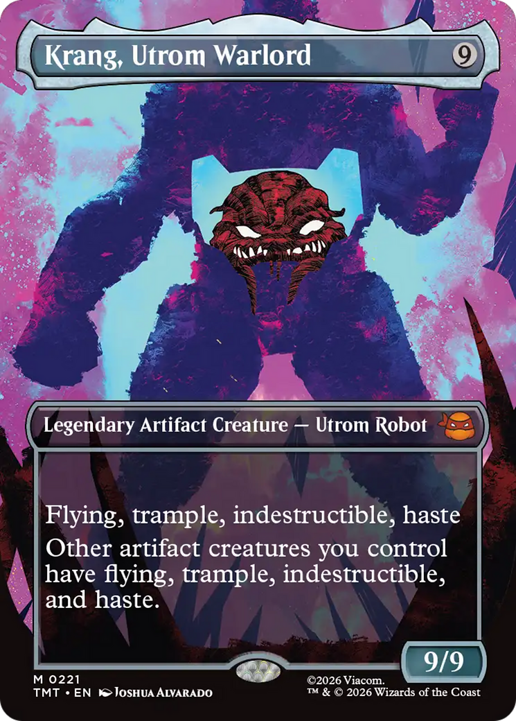 Krang, Utrom Warlord (Borderless) [Teenage Mutant Ninja Turtles] | Black Swamp Games