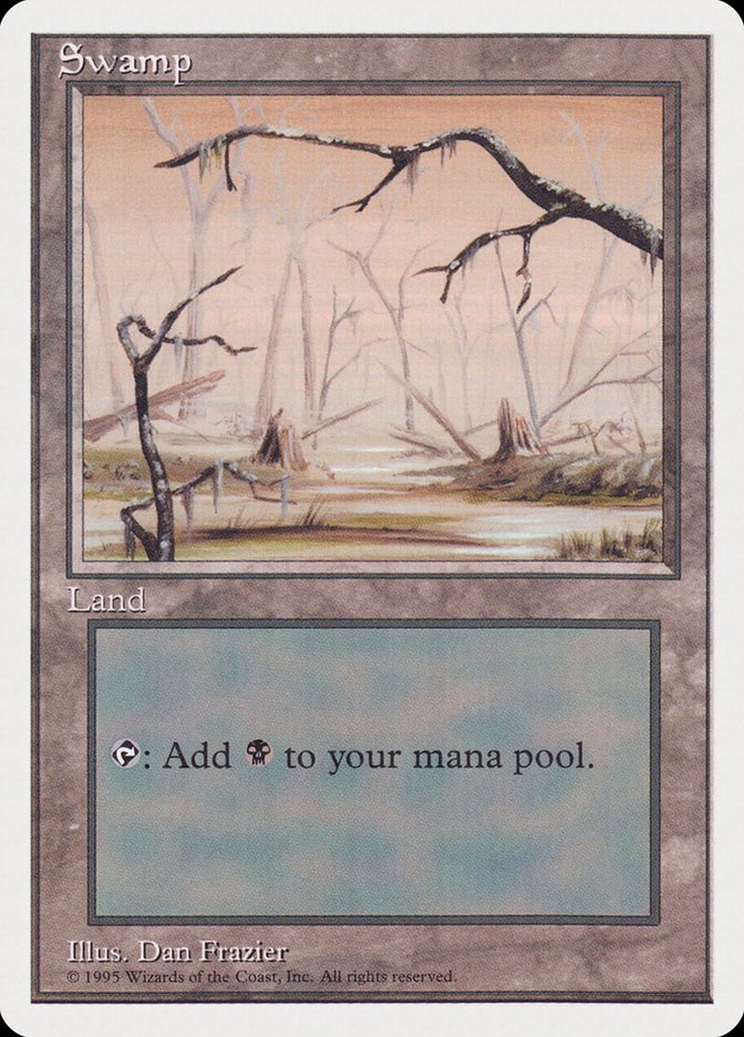 Swamp (Orange Background) [Rivals Quick Start Set] | Black Swamp Games