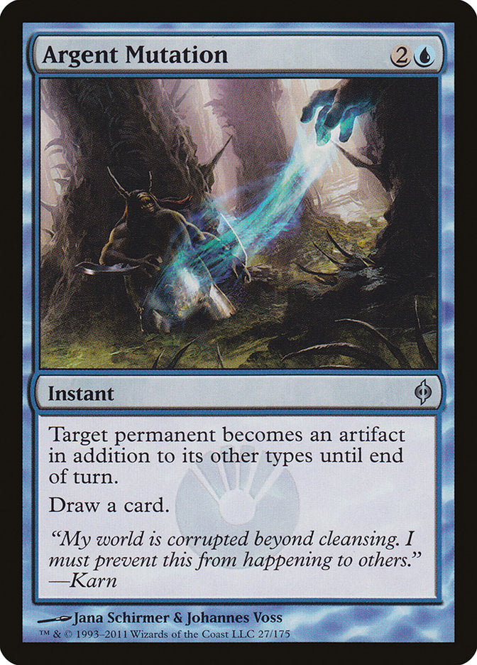 Argent Mutation [New Phyrexia] | Black Swamp Games