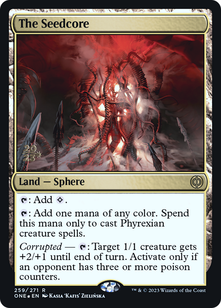 The Seedcore [Phyrexia: All Will Be One Prerelease Promos] | Black Swamp Games