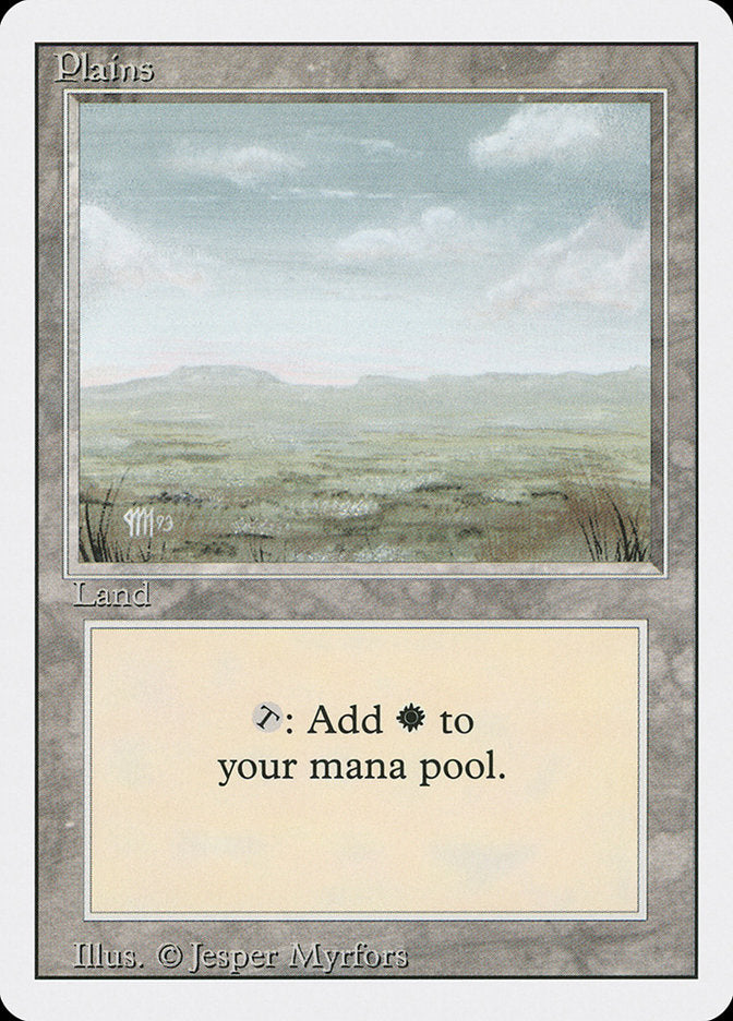 Plains (Signature on Left) [Revised Edition] | Black Swamp Games