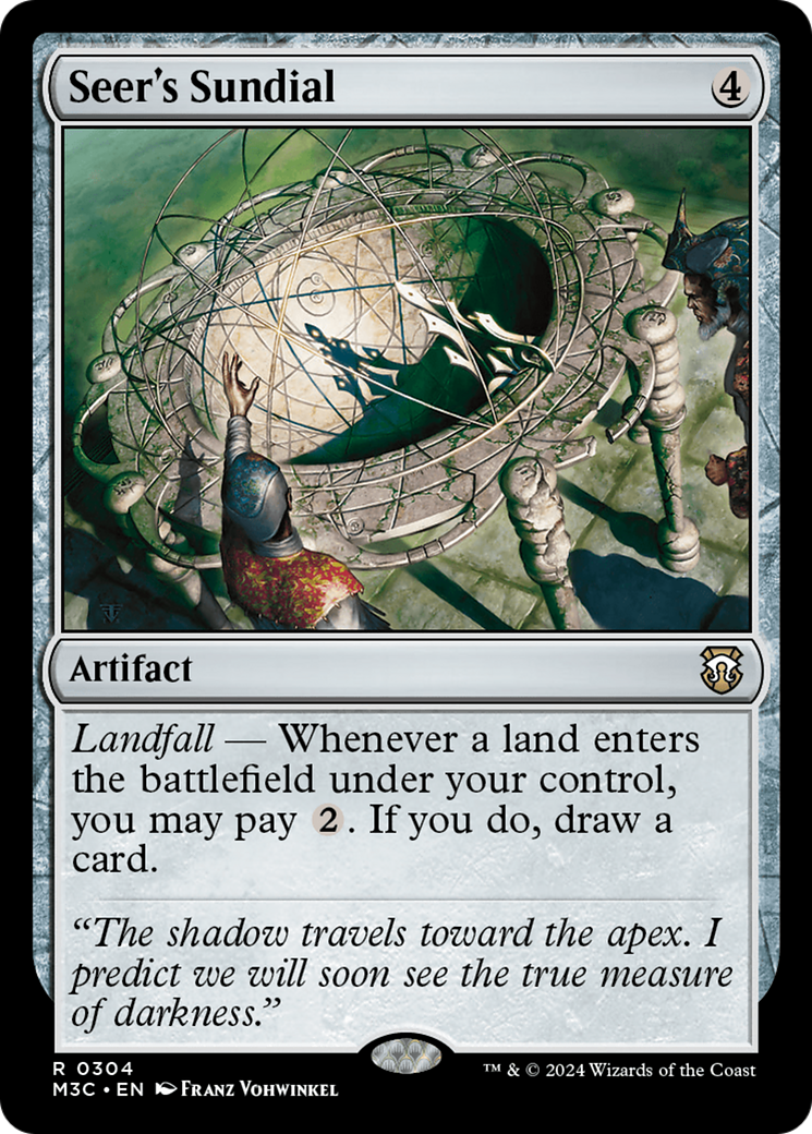 Seer's Sundial (Ripple Foil) [Modern Horizons 3 Commander] | Black Swamp Games