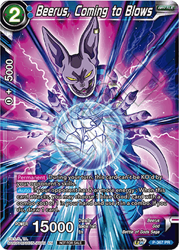 Beerus, Coming to Blows (Unison Warrior Series Boost Tournament Pack Vol. 7) (P-367) [Tournament Promotion Cards] | Black Swamp Games