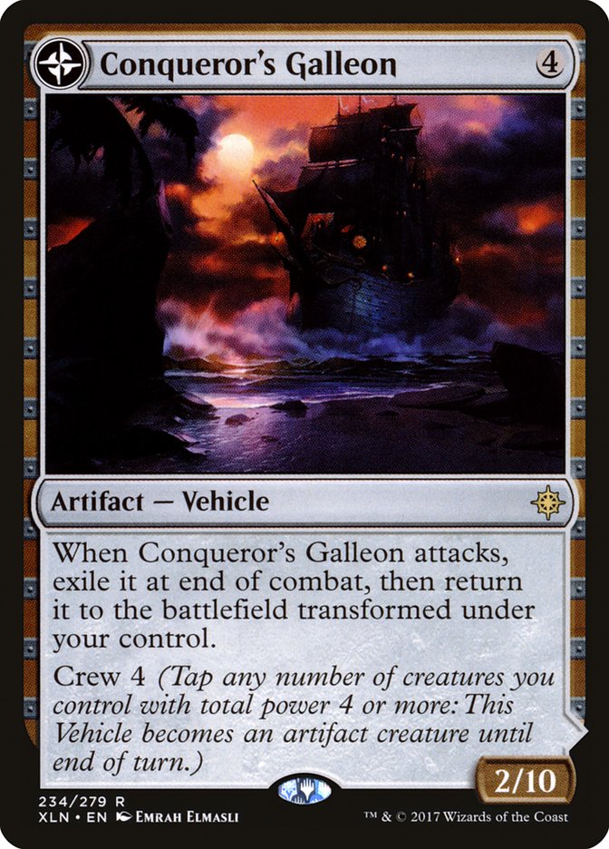 Conqueror's Galleon // Conqueror's Foothold [Ixalan] | Black Swamp Games