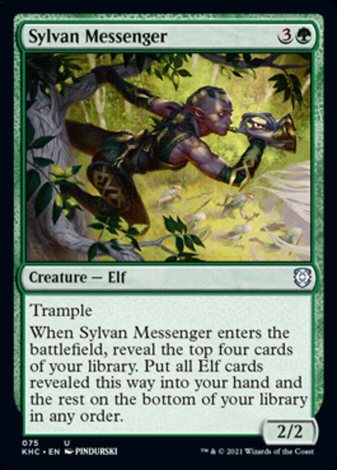 Sylvan Messenger [Kaldheim Commander] | Black Swamp Games