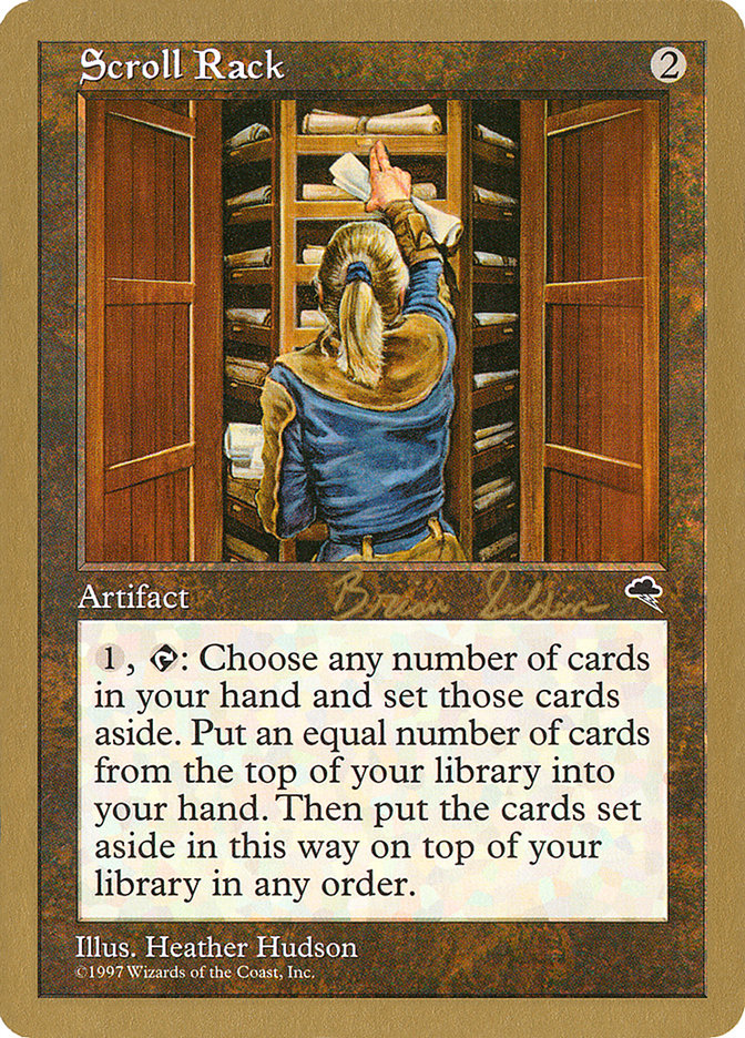 Scroll Rack (Brian Selden) [World Championship Decks 1998] | Black Swamp Games