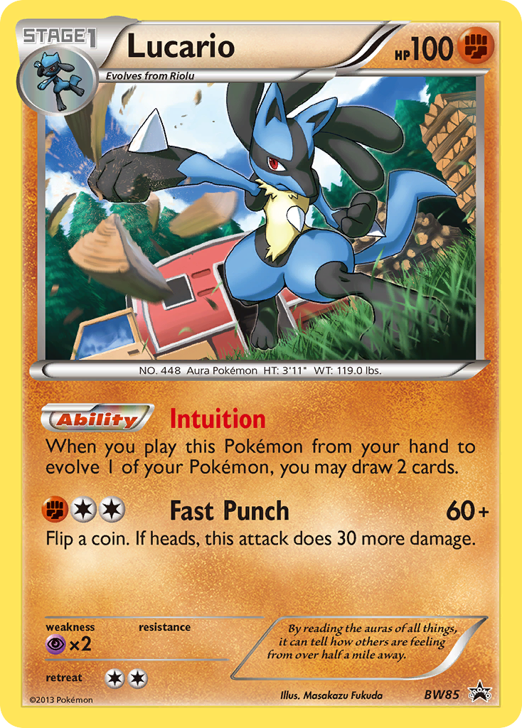 Lucario (BW85) [Black & White: Black Star Promos] | Black Swamp Games