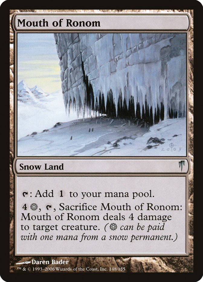 Mouth of Ronom [Coldsnap] | Black Swamp Games