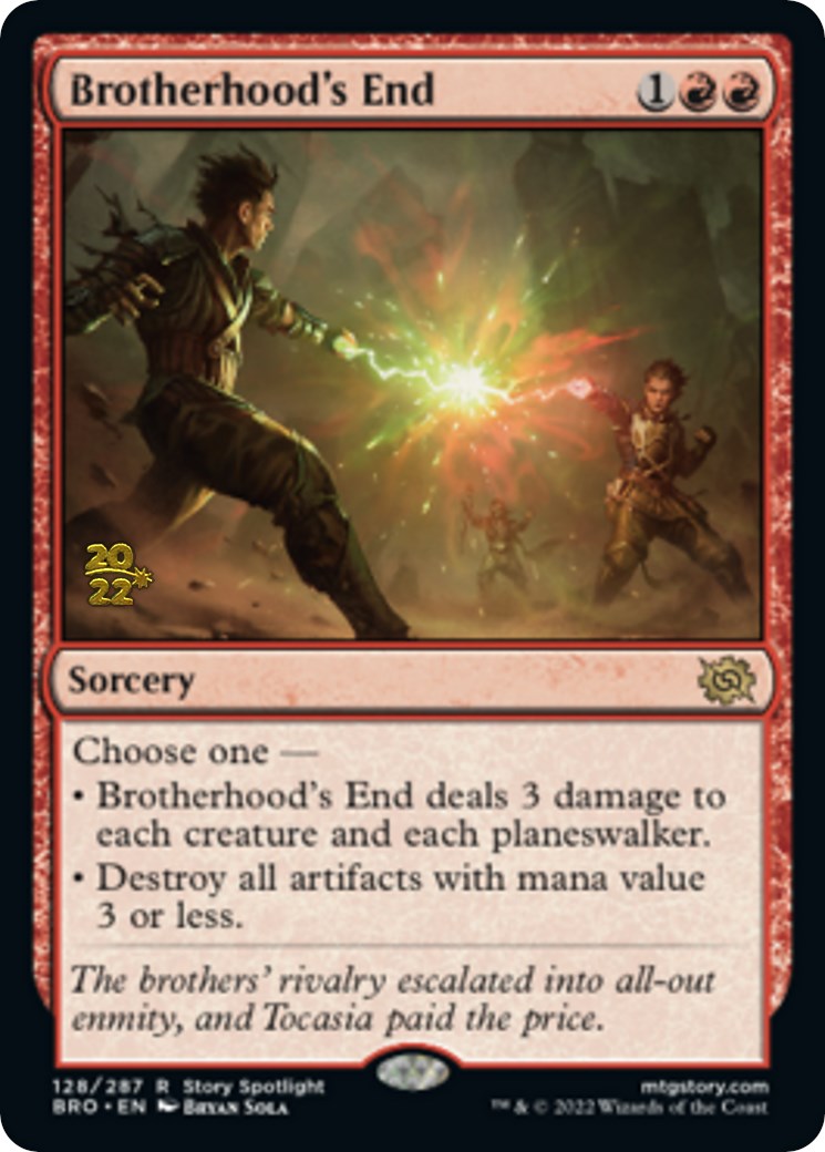 Brotherhood's End [The Brothers' War Prerelease Promos] | Black Swamp Games