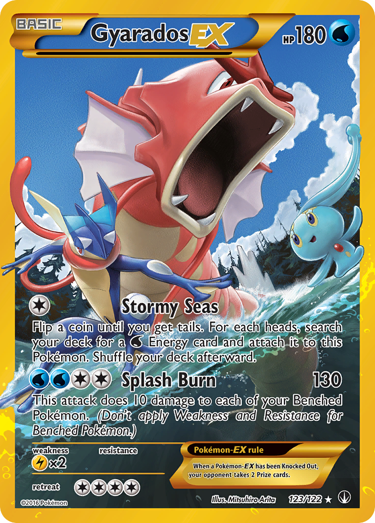 Gyarados EX (123/122) [XY: BREAKpoint] | Black Swamp Games