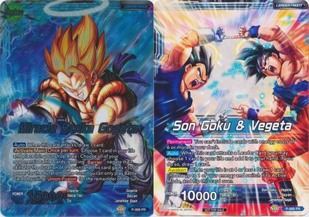 Son Goku & Vegeta // Miracle Strike Gogeta (Movie Promo) (P-069) [Promotion Cards] | Black Swamp Games