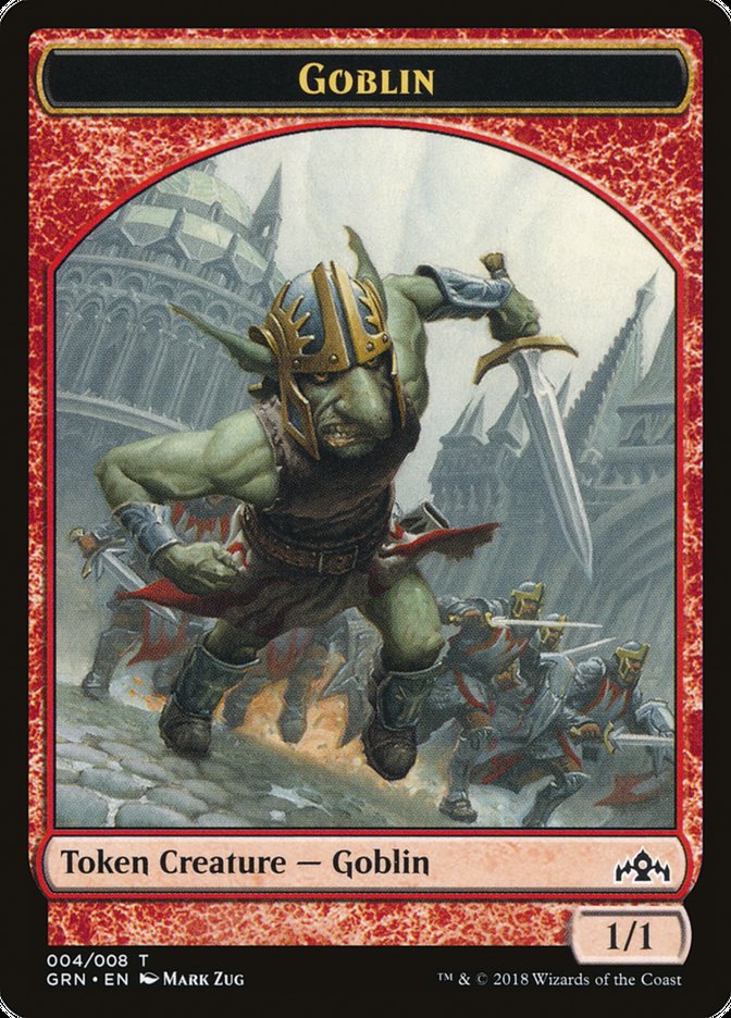 Soldier // Goblin Double-Sided Token [Guilds of Ravnica Guild Kit Tokens] | Black Swamp Games