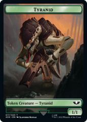 Tyranid (17) // Tyranid Warrior Double-Sided Token [Warhammer 40,000 Tokens] | Black Swamp Games
