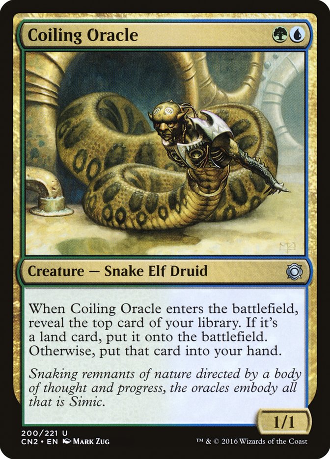 Coiling Oracle [Conspiracy: Take the Crown] | Black Swamp Games