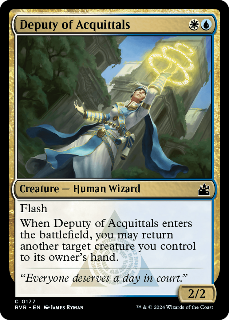 Deputy of Acquittals [Ravnica Remastered] | Black Swamp Games