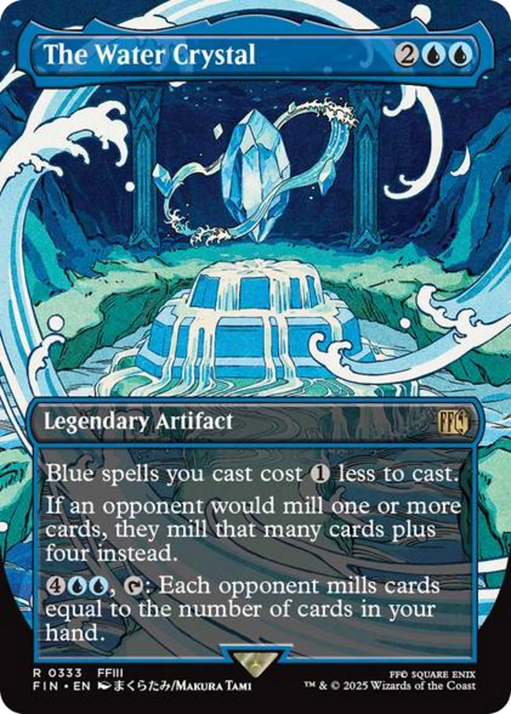 The Water Crystal (Borderless) [FINAL FANTASY] | Black Swamp Games