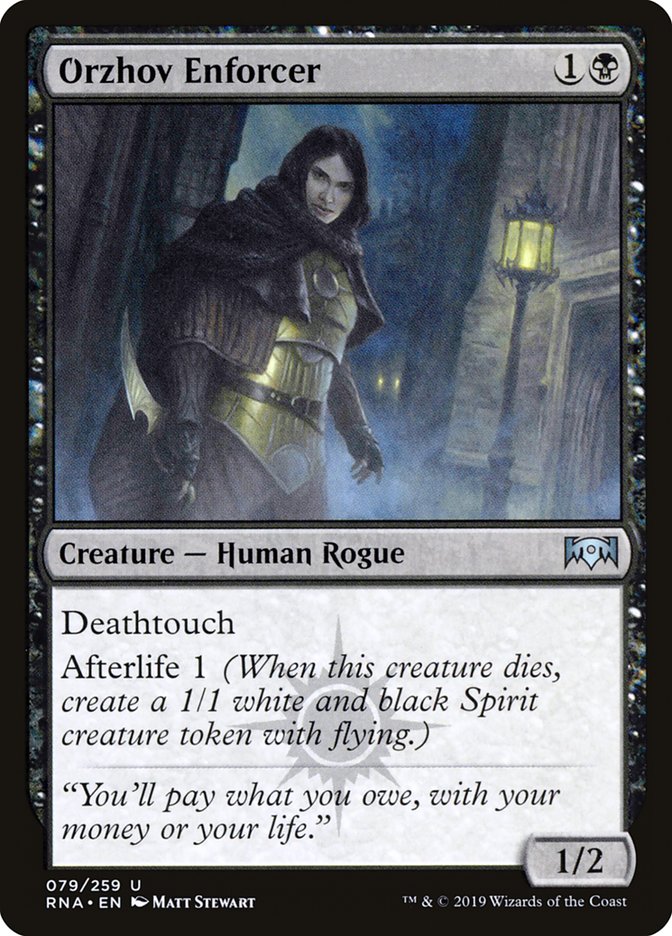 Orzhov Enforcer [Ravnica Allegiance] | Black Swamp Games