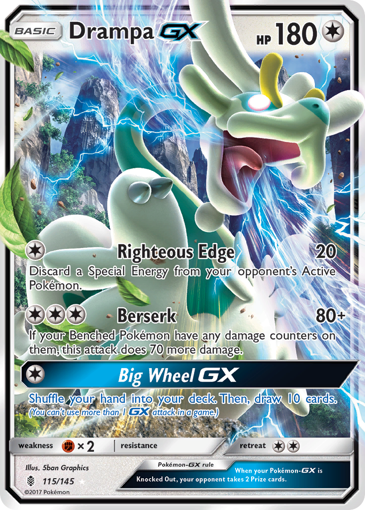 Drampa GX (115/145) [Sun & Moon: Guardians Rising] | Black Swamp Games