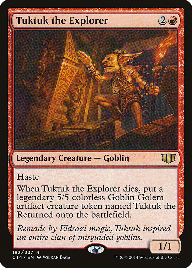 Tuktuk the Explorer [Commander 2014] | Black Swamp Games