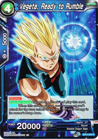 Vegeta, Ready to Rumble (BT11-053) [Vermilion Bloodline 2nd Edition] | Black Swamp Games