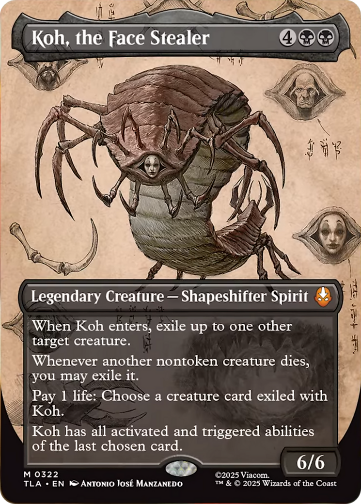 Koh, the Face Stealer (Borderless) [Avatar: The Last Airbender] | Black Swamp Games
