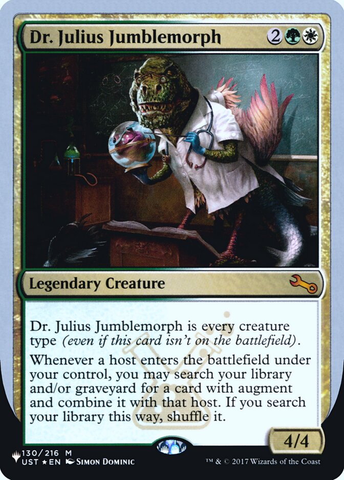 Dr. Julius Jumblemorph (Unfinity Foil Edition) [The List] | Black Swamp Games