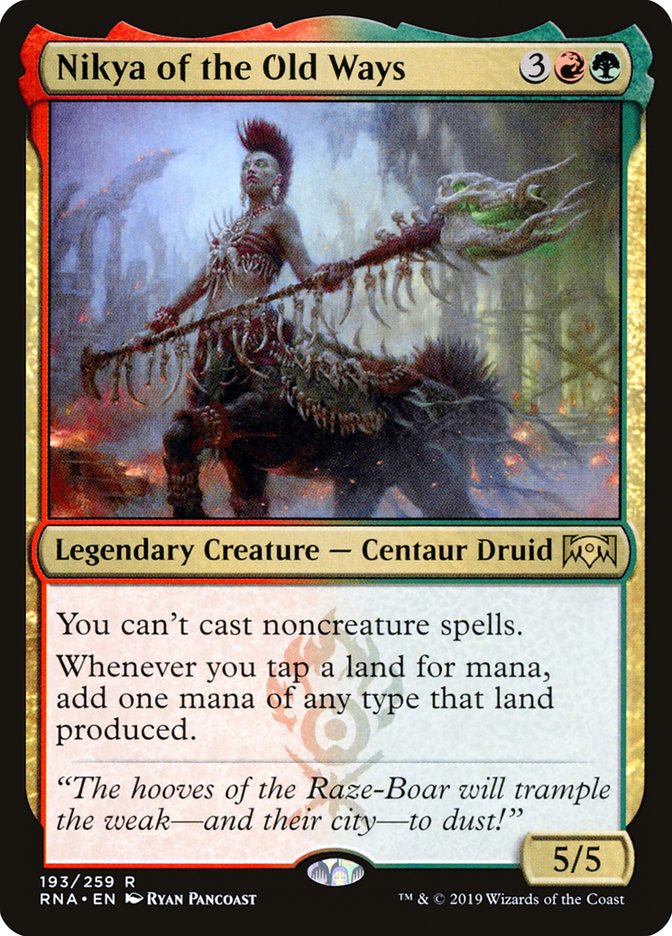 Nikya of the Old Ways [Ravnica Allegiance] | Black Swamp Games