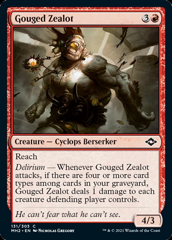 Gouged Zealot [Modern Horizons 2] | Black Swamp Games