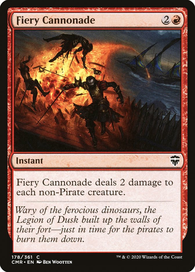 Fiery Cannonade [Commander Legends] | Black Swamp Games