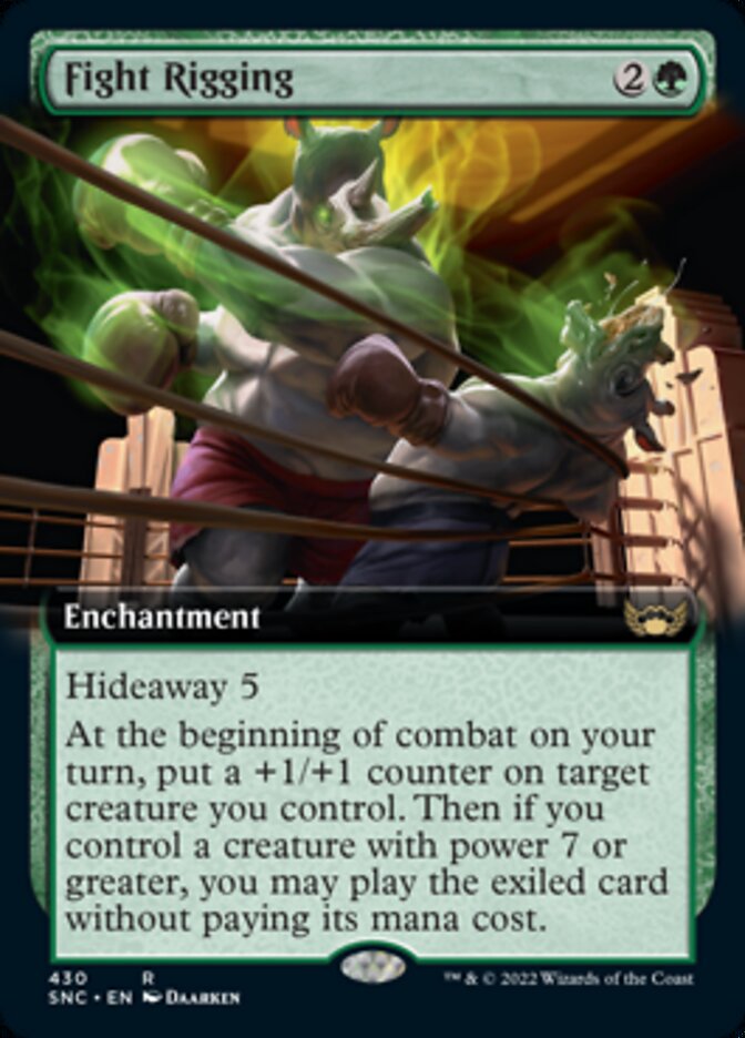 Fight Rigging (Extended Art) [Streets of New Capenna] | Black Swamp Games