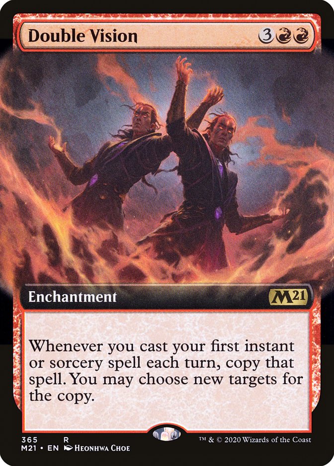 Double Vision (Extended Art) [Core Set 2021] | Black Swamp Games