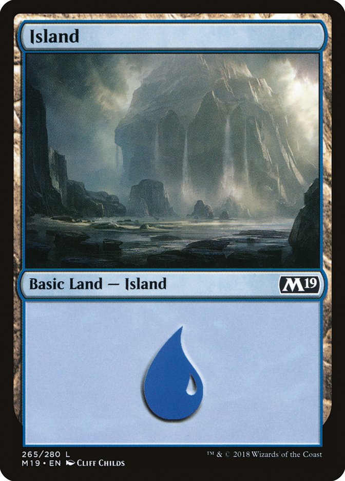 Island (265) [Core Set 2019] | Black Swamp Games