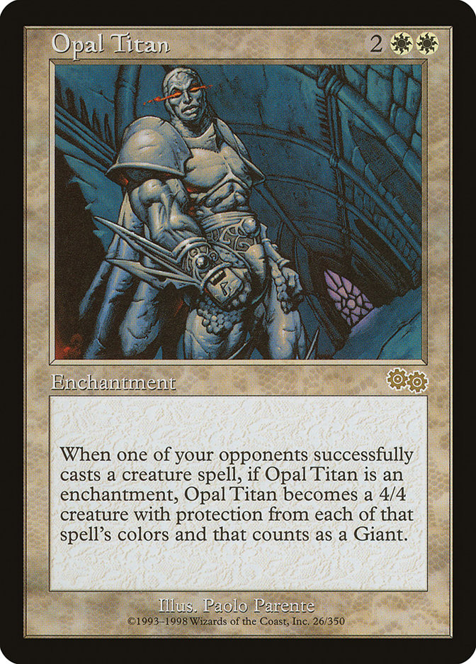Opal Titan [Urza's Saga] | Black Swamp Games