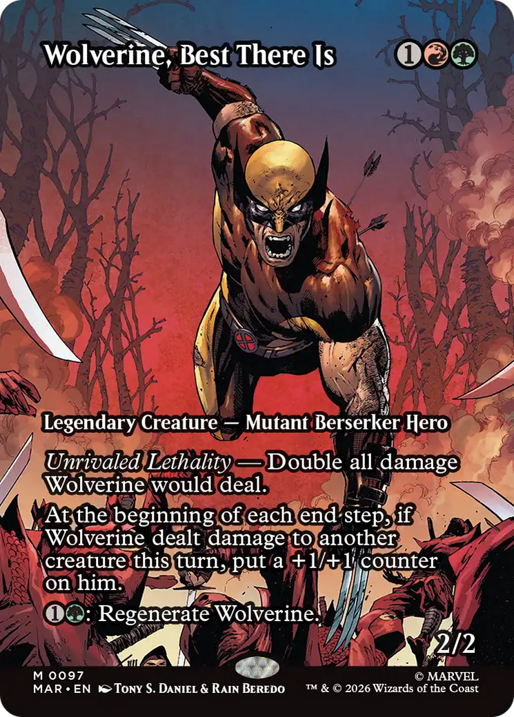 Wolverine, Best There Is (Borderless) [Marvel Universe: Eternal-Legal] | Black Swamp Games