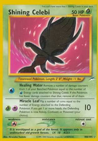 Shining Celebi (106/105) [Neo Destiny Unlimited] | Black Swamp Games