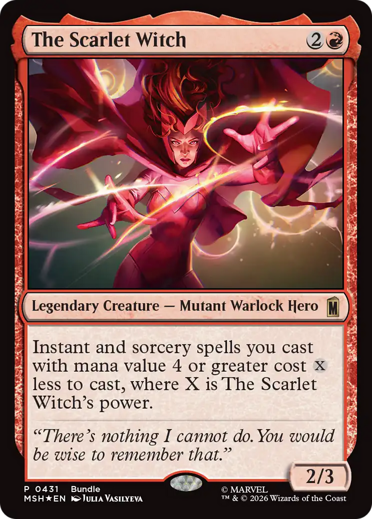 The Scarlet Witch (Bundle) [Marvel Super Heroes Promos] | Black Swamp Games