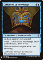 Cartouche of Knowledge [Mystery Booster] | Black Swamp Games