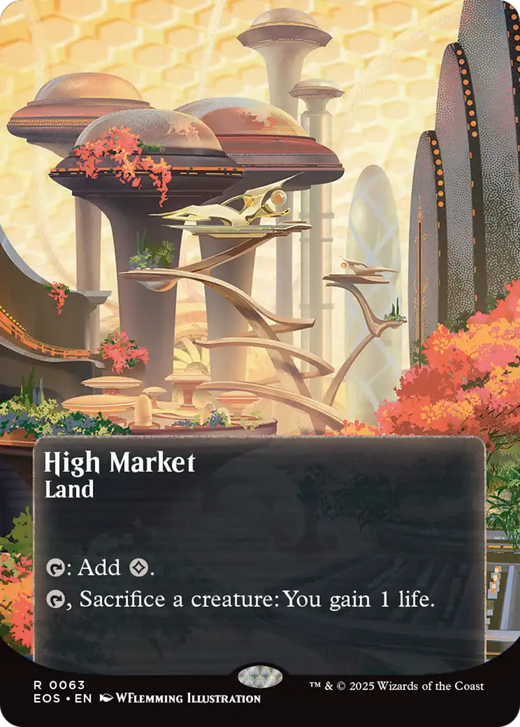 High Market (0063) (Borderless) [Edge of Eternities: Stellar Sights] | Black Swamp Games