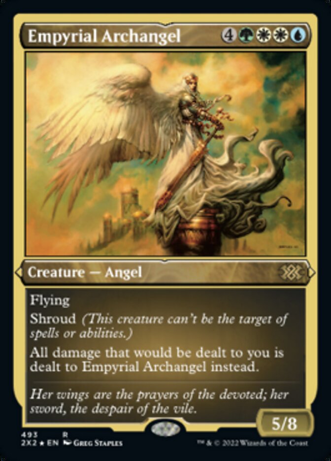 Empyrial Archangel (Foil Etched) [Double Masters 2022] | Black Swamp Games