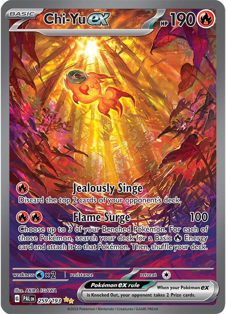 Chi-Yu ex (259/193) [Scarlet & Violet: Paldea Evolved] | Black Swamp Games