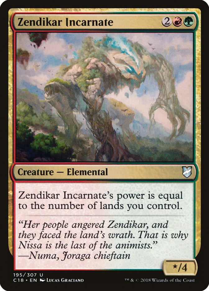 Zendikar Incarnate [Commander 2018] | Black Swamp Games