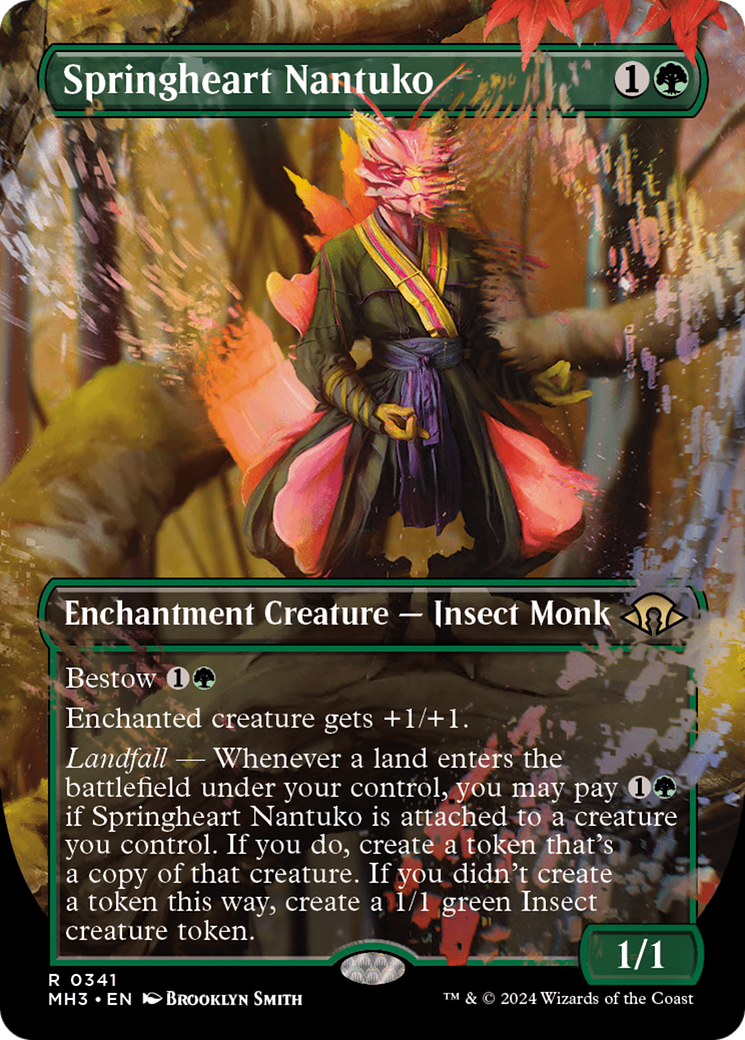 Springheart Nantuko (Borderless) [Modern Horizons 3] | Black Swamp Games